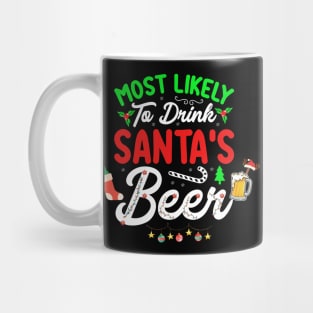 Most Likely to Drink Santa's Beer Mug